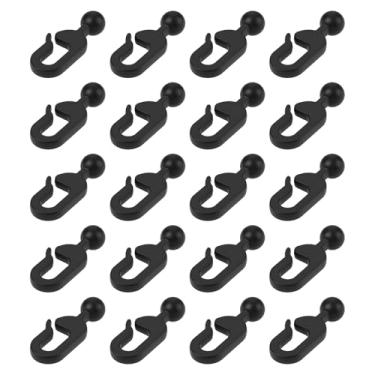 Imagem de LT Easiyl 100 ganchos de trilho de cortina 43 x 15 mm para cerca, plantas, varanda, quarto, quintal e sala de estar