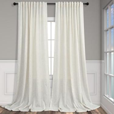 Imagem de Cortinas Pitalk com 183 cm de largura para sala de estar com 213 cm de