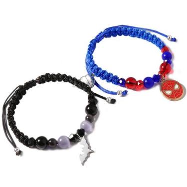 Imagem de Pulseiras de amizade SKIRIFLA Spider Bat para melhor amiga