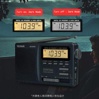 Imagem de Digtal Fm Radio Display FM/MW/SW Multi Band Rádio Portátil - HTTN