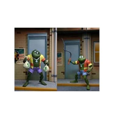 Imagem de NECA Teenage Mutant Ninja Turtles 7" Scale Napoleon & Atilla Frog Collectible Action Figures Set