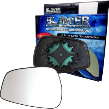 Imagem de 97522 - Vidro Espelho Retrovisor Lado Direito Com Base Hb20 2012 a 2018 Elantra 2011 a 2014 - Blawer