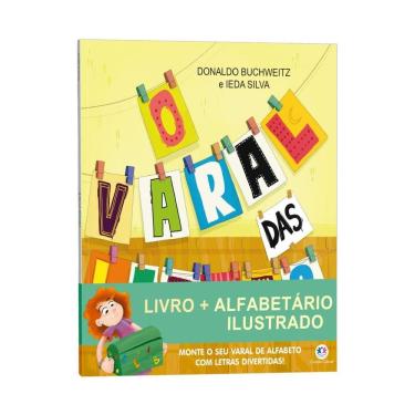 Imagem de Varal Das Letras - Livro + Alfabetario Ilustrado, O
