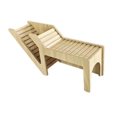 Imagem de predolo Casa de madeira para hamster, esconderijo para pequenos animais, brinquedo de brincar, decoração de habitat, castelo para animais de estimação, casa, Style a