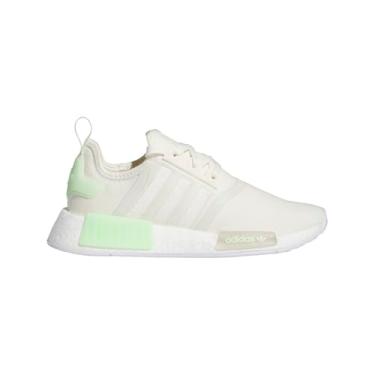 Imagem de adidas Tênis feminino casual com cadarço NMD_R1 - Branco, Branco, 36