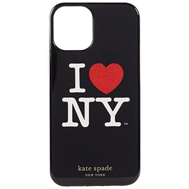 Imagem de kate spade new york Capa de telefone I Heart NY para iPhone 12 Mini Preto Multi Tamanho Único