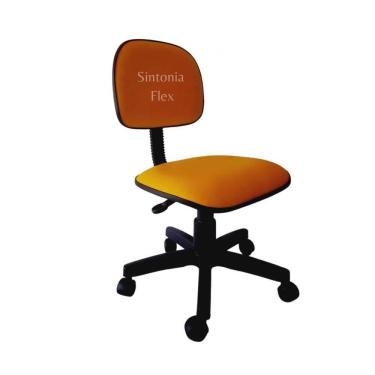 Imagem de Cadeira Secretaria Regulagem De Altura Corano Corano Amarelo