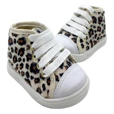 Imagem de Tênis Sapatinho Infantil Menina Cano Alto Oncinha, 20