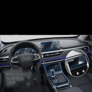 Imagem de YREAJZVS Película de tela de navegação veicular TPU adesivo protetor de caixa de engrenagens acessórios interiores anti-arranhões, para Chery Tiggo 7 Pro 2020-2024