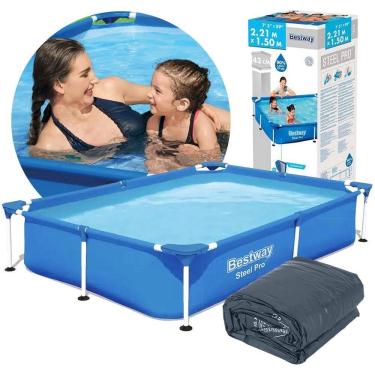Imagem de Piscina Estrutural Infantil 1.200 Litros Splash Juniors com Capa Bestway