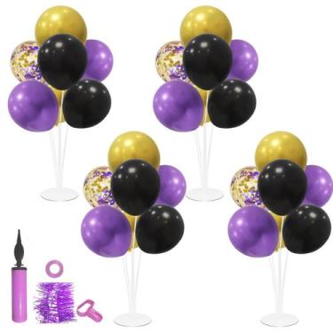 Imagem de Suporte de balão para decorações de Halloween ZJDHPTY com balões