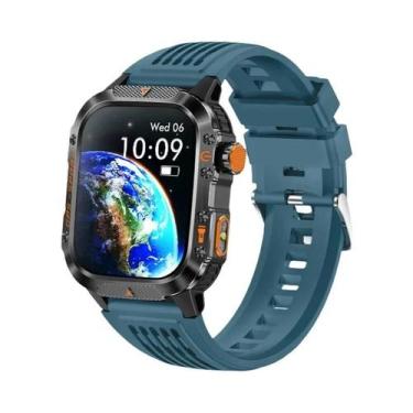 Imagem de Relógio Inteligente Militar Masculino Com GPS, Tela AMOLED De 2.01 Pol