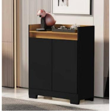 Imagem de Aparador Buffet Balcão Real 2 Portas escritório cozinha sala cantinho 