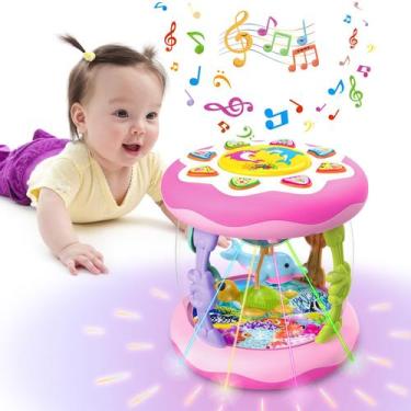 Imagem de Brinquedos para meninas Poycuna Ocean Rotating Light Up Musical