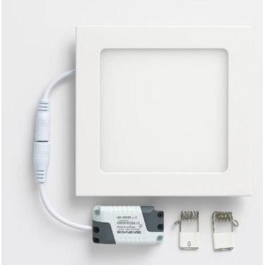 Imagem de Plafon Painel De Led Quadrado 15Cm Bivolt 9W 6500K - Lorben