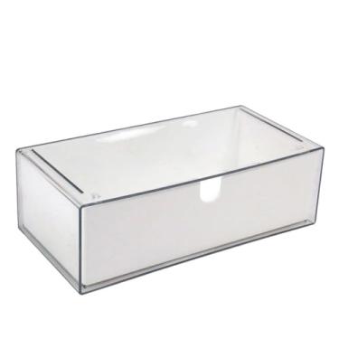 Imagem de Caixa Organizadora de Plástico Transparente, Gaveta Multiuso Empilhável, 21 cm unidade