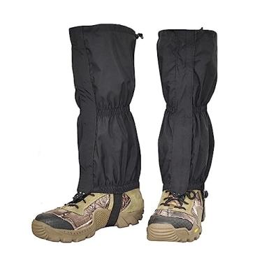 Imagem de Polainas de perna impermeáveis respiráveis botas de neve protetores leves ajustáveis para sapatos de caminhada leggings caça corrida escalada esqui à prova de neve Gaiater resistente a rasgos para