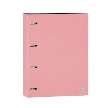 Imagem de Fichário Argolado A4 Com Divisória Escolar Rs Pastel Yes Pm