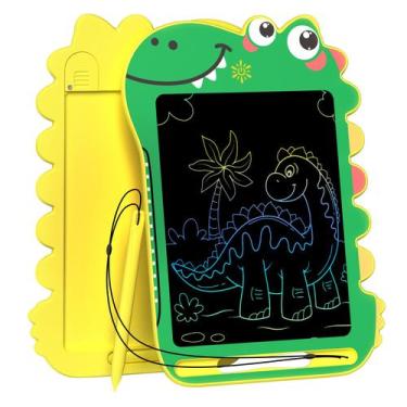 Imagem de Tablet de escrita LCD BKM para crianças, dinossauro educacional de 8,5