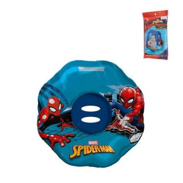 Imagem de Boia Inflavel Circular Com Fralda E Cobertura Homem Aranha 56CM DYIN-2