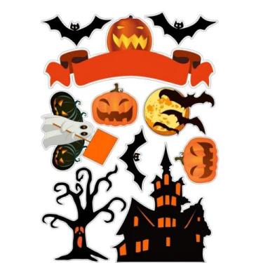 Imagem de Topper Halloween Personalizado  Deixe Seu Bolo Assustador e Divertido!