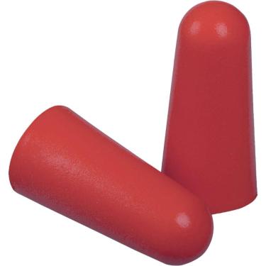 Imagem de Kit 20 Protetor Auricular Plug Conic Vermelho Sem Cordão Espuma PU Delta Plus