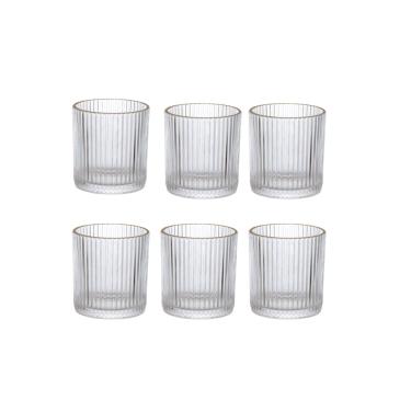 Imagem de Copo Long Drink Vidro Graffiato 420 ml 6 Peças