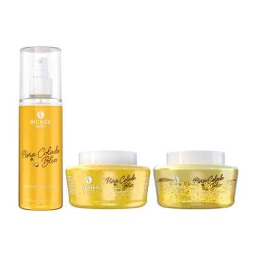 Imagem de Kit Esfoliante, Geleia e Body Splash Piña Colada - Richée Body - riche