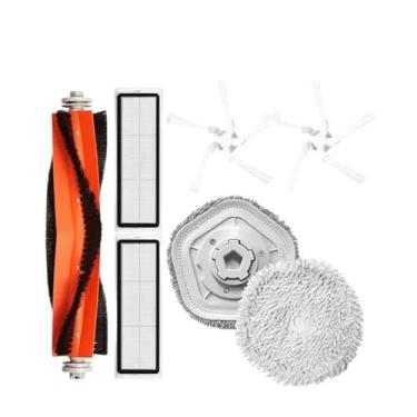Imagem de Compatible With XMI Dreame Bot W10 Self-Cleaning Robot Vacuum Cleaner Accessories Main Side Brush Cover HEPA Filter Mop Cloth Spare Parts(Plum)