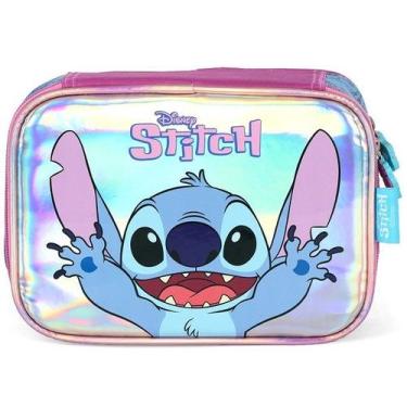 Imagem de Estojo BOX STITCH Roxo Holografico Luxcel