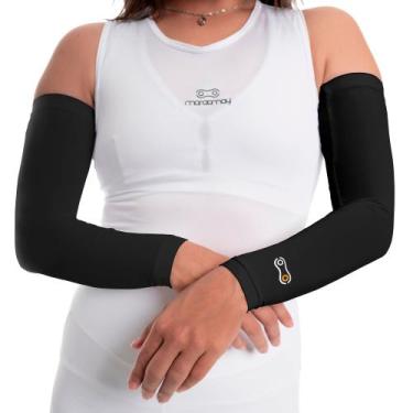 Imagem de Manguito de Inverno Peluciado Márcio May Sports, P, Preto