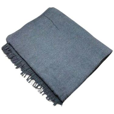 Imagem de Manta Para Sofá 2 E 3 Lugares Super King Luxo Gigante 3,00x1,80 Cobertor Capa De Sofa E Cama Grande Cinza Escuro