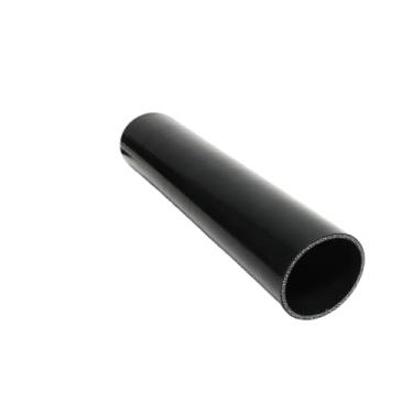 Imagem de I33T Tubo de silicone automotivo, ID 3,75" (96 mm) mangueira de silicone de acoplador reto, mangueira universal de refrigeração de radiador de 4 camadas de alta temperatura 1 m (preto)