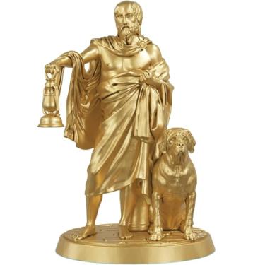 Imagem de Estátua Diógenes de Sinope O Cínico - Filósofo Grego (Cor Ouro)