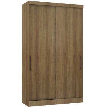 Imagem de Guarda Roupa Modulado 134,50cm 2 Portas De Correr Paris Luciane Móveis Avelã Pf Com Avelã Pf