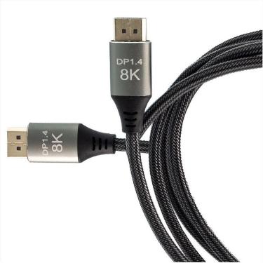 Imagem de Cabo Displayport 8k Dp Versão 1.4 240z 32gbps 1.5 Metros