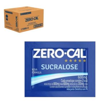 Imagem de Adoçante Zero Cal Sucralose 1000 Sachê 0,6g Cada