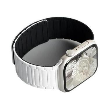Imagem de Pulseira Esportiva Magnética De Silicone De 49mm 45mm 46mm 42mm 38mm 4