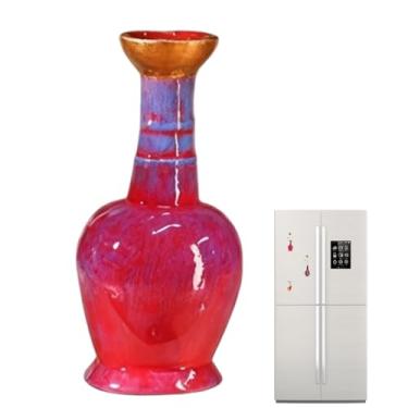 Imagem de Ímãs De Vaso De Flores Para Frigorífico - Vaso Magnético Com Design Estético Em 3D,Ímãs Adoráveis Para Frigorífico,Para Escritório, Casa, Cozinha, Armário E Festa