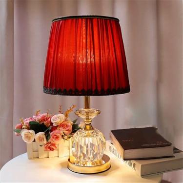 Imagem de Luminária de mesa contemporânea de cristal LED, estilo moderno e criativo, para sala de estar, escritório, casa de campo, hotel, quarto, mesa de cabeceira (Estilo 8)