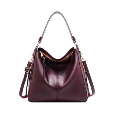 Imagem de Bolsa Crossbody Feminina Grande - Material Sintético, Estilo Vintage e