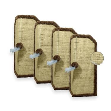 Imagem de Arranhador Gato Proteção Canto de Sofás Base Interna Brinquedo Bolinha