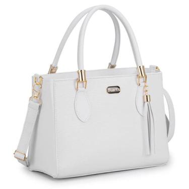Imagem de Bolsas Femininas Media de Mão e Transversal - Duart's, Branco