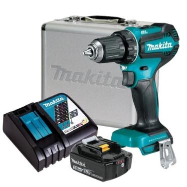 Imagem de Furadeira Parafusadeira A Bateria 18v 5ah Makita Ddf485 C/ Carregador 