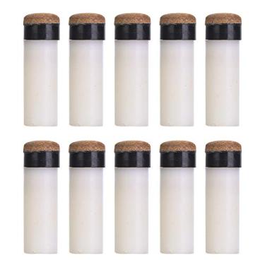 Imagem de Conjunto de Substituição de Ponta de Taco de Bilhar, 10 Peças, Acessórios de Ferramentas de Reparo para Jogadores de Sinuca (10mm)