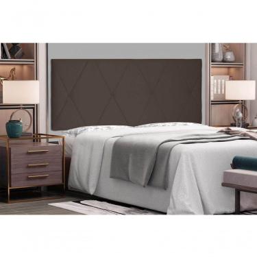 Imagem de Painel Aquilla Cama Box King 195Cm Suede Café