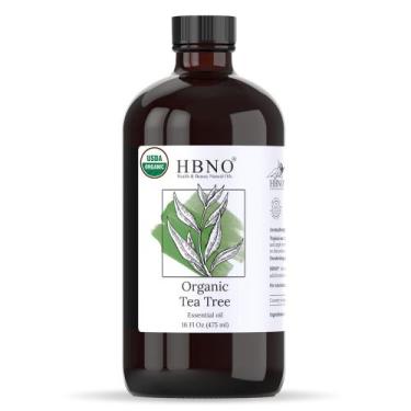 Imagem de Óleo essencial HBNO Organic Tea Tree 475 ml, tamanho grande