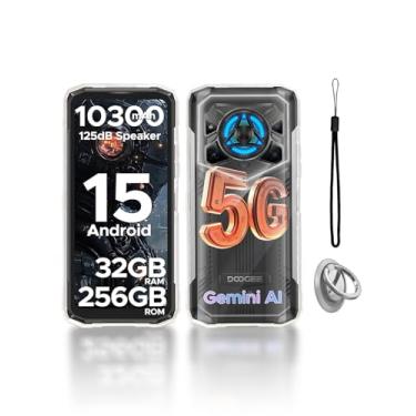 Imagem de KONXISA Capa para DOOGEE Blade 20 Play 5G, capa de telefone com fivelas e cordões, capa protetora de material TPU premium, capa protetora resistente a arranhões e quedas, transparente