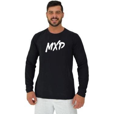 Imagem de Camiseta Manga Longa Moletinho MXD Conceito Pincelado-Masculino