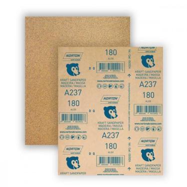Imagem de Lixa Madeira Norton 180 A237 - Kit C/50